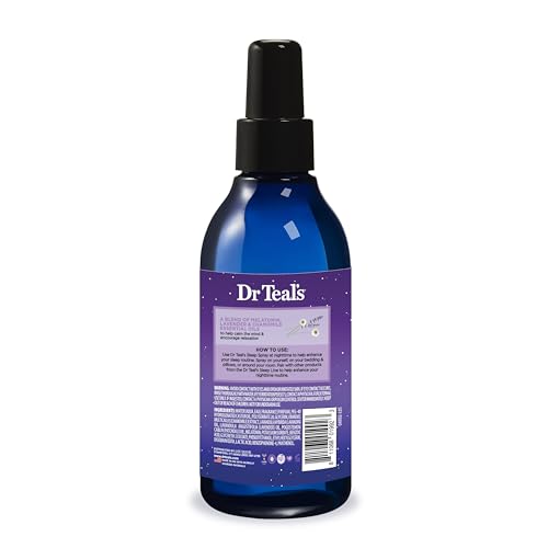 Dr Teal's - Spray para dormir con mezcla de melatonina y aceites esenciales, 6 onzas líquidas (paquete de 3)