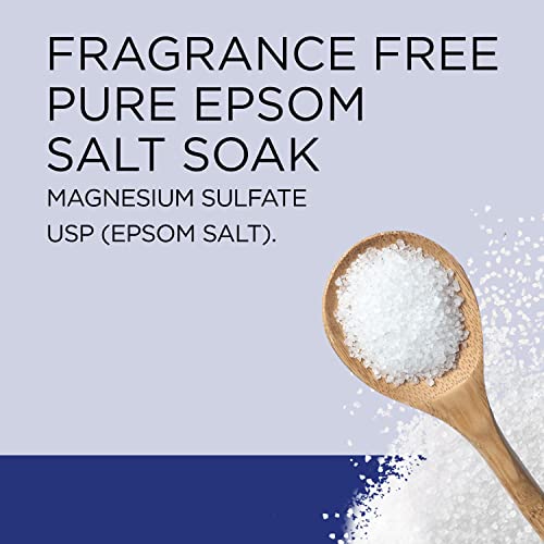 Dr Teal's - Sal de Epsom pura, sin fragancia, 4 lbs (el empaque puede variar)