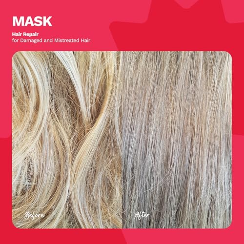 Ginger Milk - Kit de reparación del cabello champú revitalizante + mascarilla reparadora intensiva | Restaura, fortalece y nutre | Sin sulfatos | Brillo brillante y sedosidad