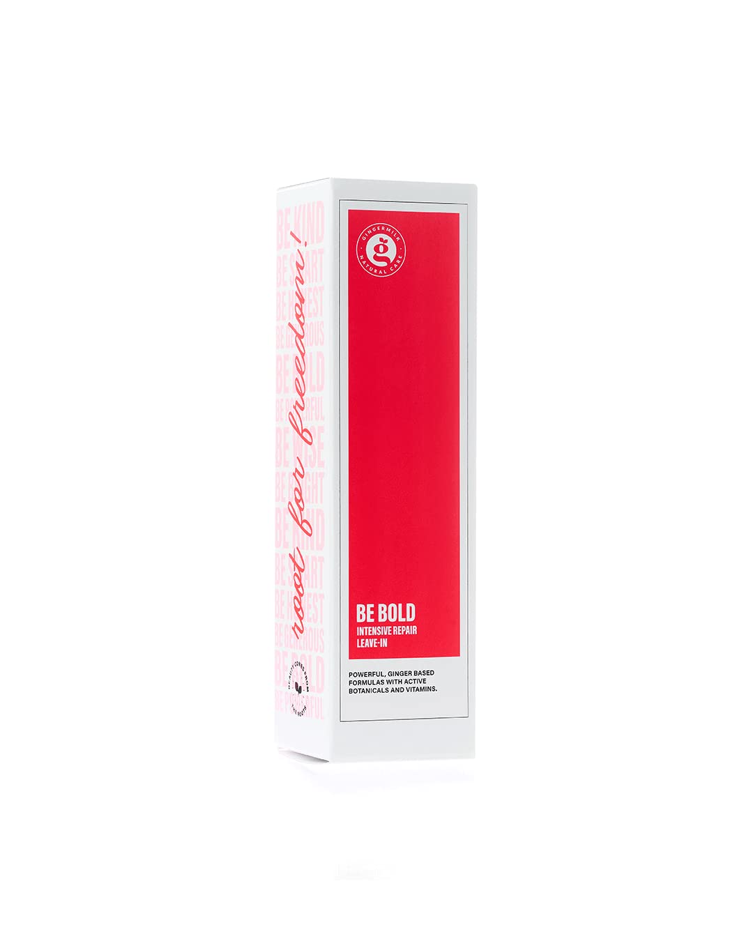 GINGER MILK - Leave-in Crema de peinado para reparación intensiva sin enjuague para cabello seco dañado por tintes, procesos químicos, secadores de pelo y herramientas de peinado en caliente | BE BOLD
