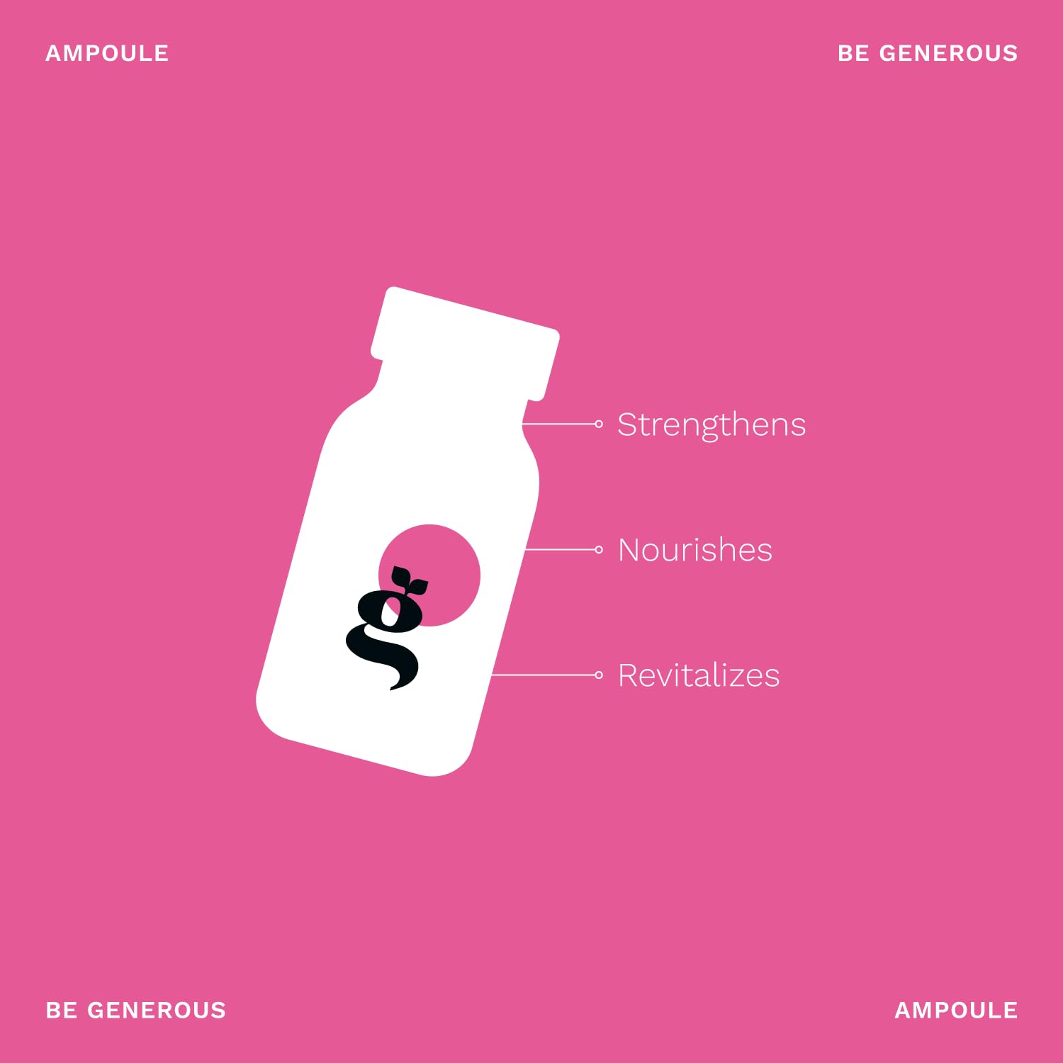 Ginger Milk - Ampolla nutritiva para el cabello con leche de jengibre, proteínas y provitamina B5 | BE GENEROUS | (Paquete de 6 x 0.5 fl oz)