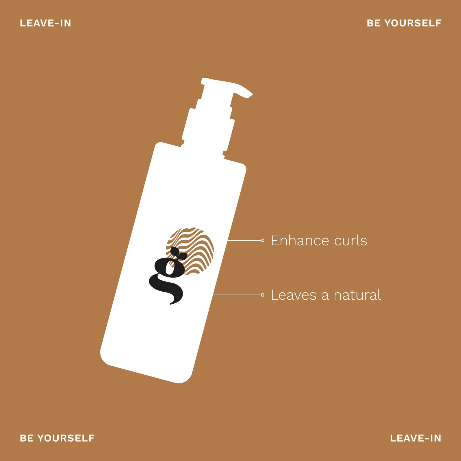 Ginger Milk - Set de cuidado del cabello rizado Be Yourself – Champú, máscara, enjuague, gel definidor de rizos y aceite de acabado – Hidrata, define y brilla para cabello rizado – Control del encrespamiento
