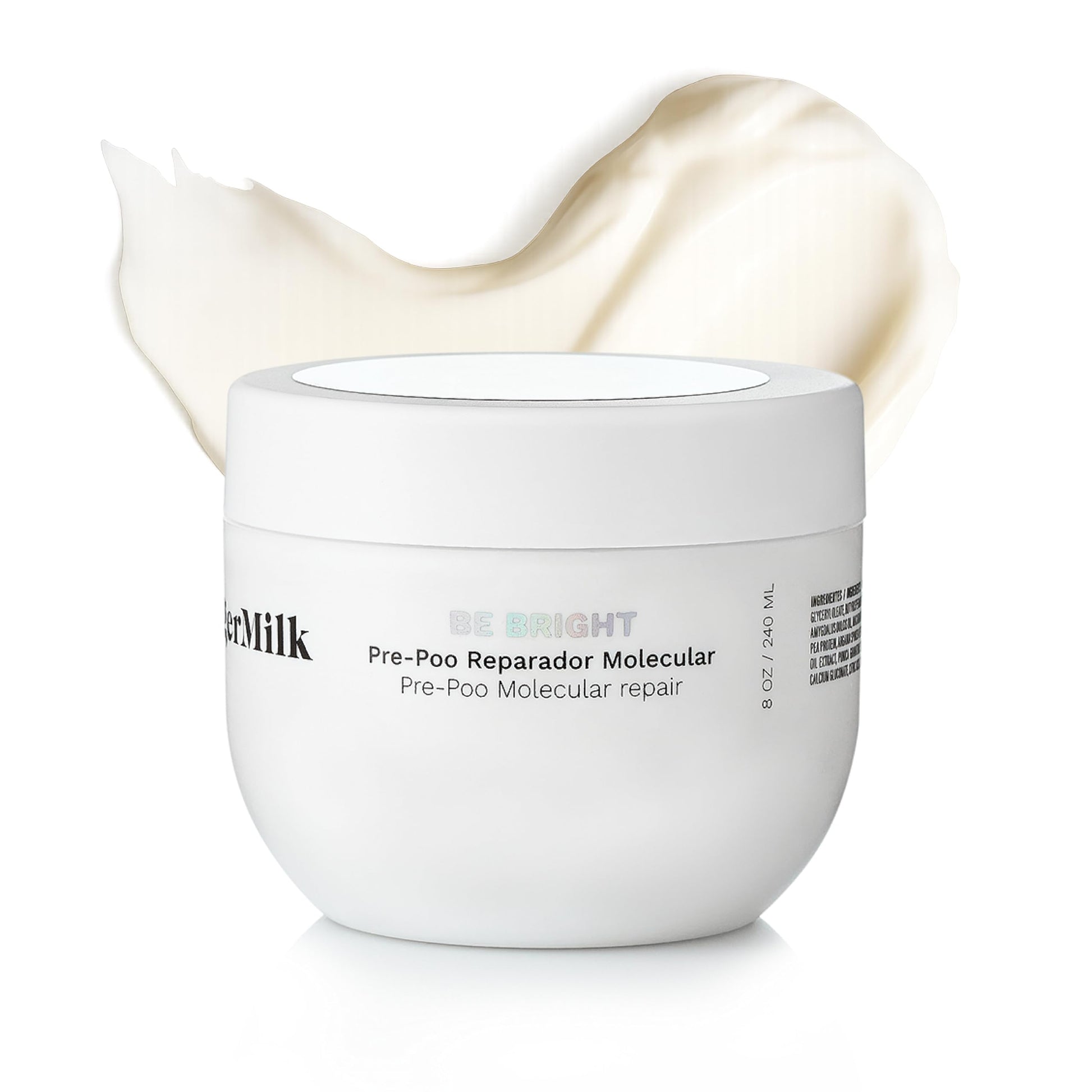 Ginger Milk - Tratamiento Pre-Shampoo para cabello seco, dañado y teñido | Reduce la rotura y el encrespamiento | Desenredante y acondicionador pre caca fortalece todo tipo de cabello y texturas