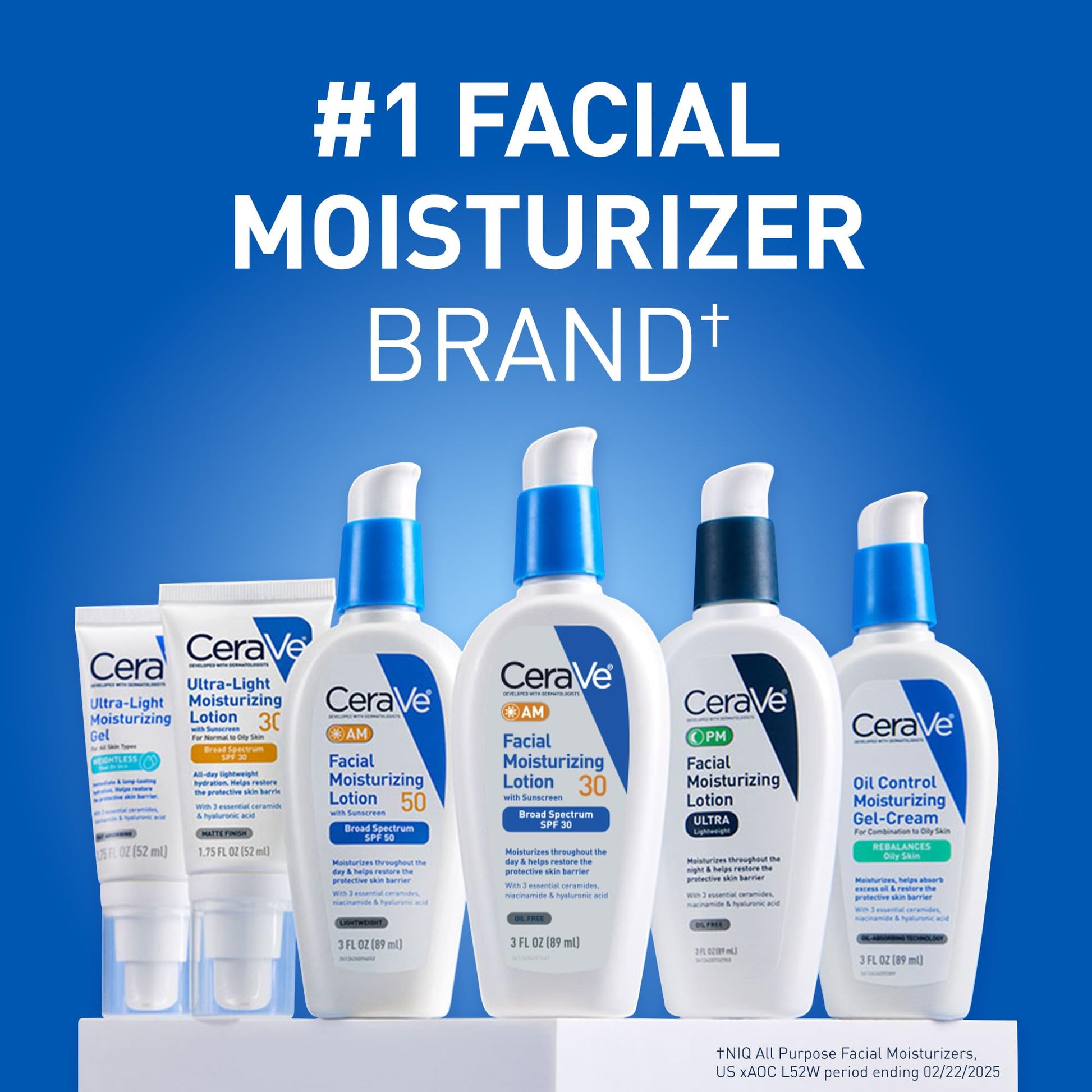 CeraVe - Gel hidratante Oil Control, crema hidratante facial para pieles grasas, niacinamida, ácido hialurónico y tecnología de absorción de aceite para reequilibrar la piel grasa, no comedogénica, sin fragancia ni aceite.