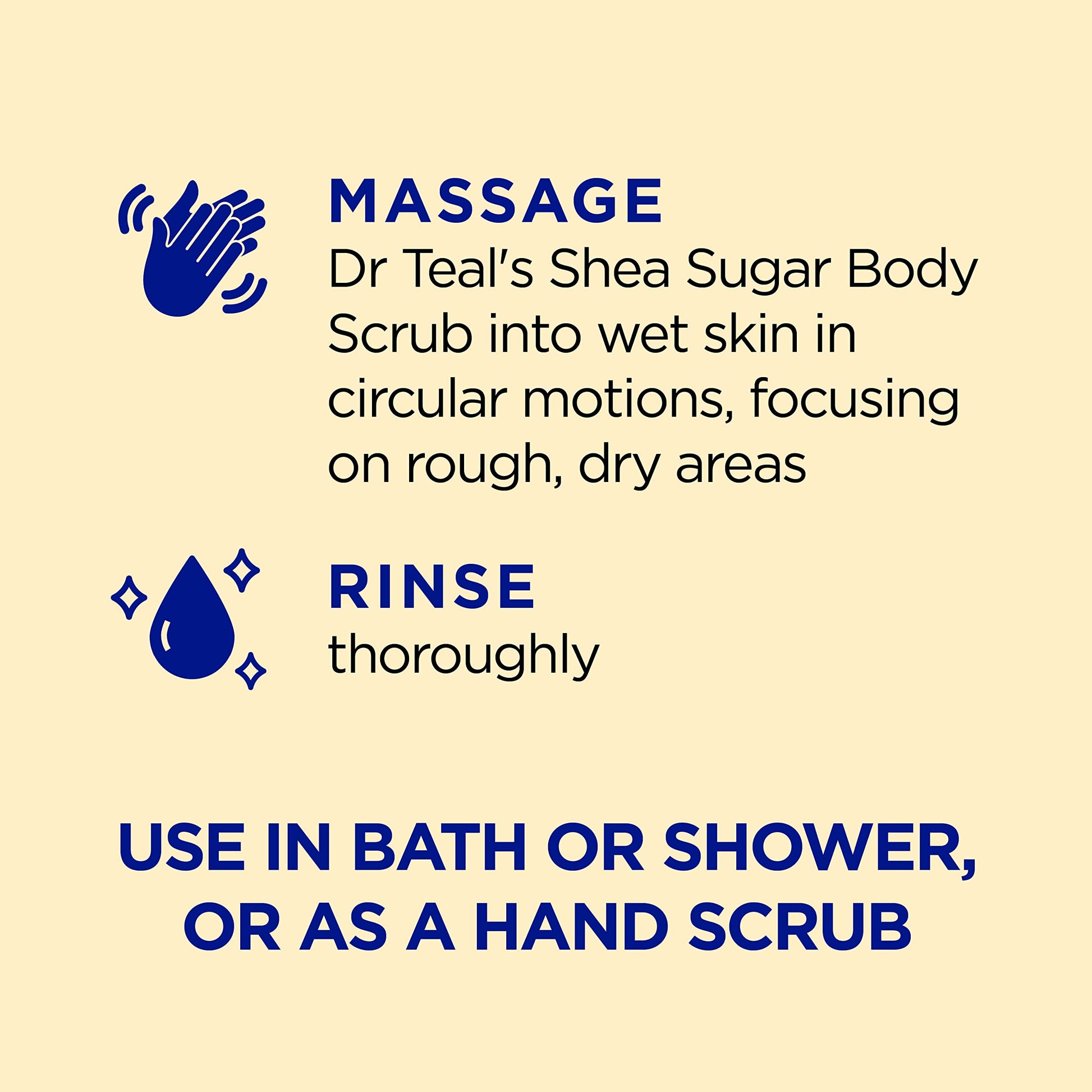 Dr Teal's - Exfoliante de azúcar de karité, bálsamo de limón prebiótico, 19 onzas (paquete de 3)