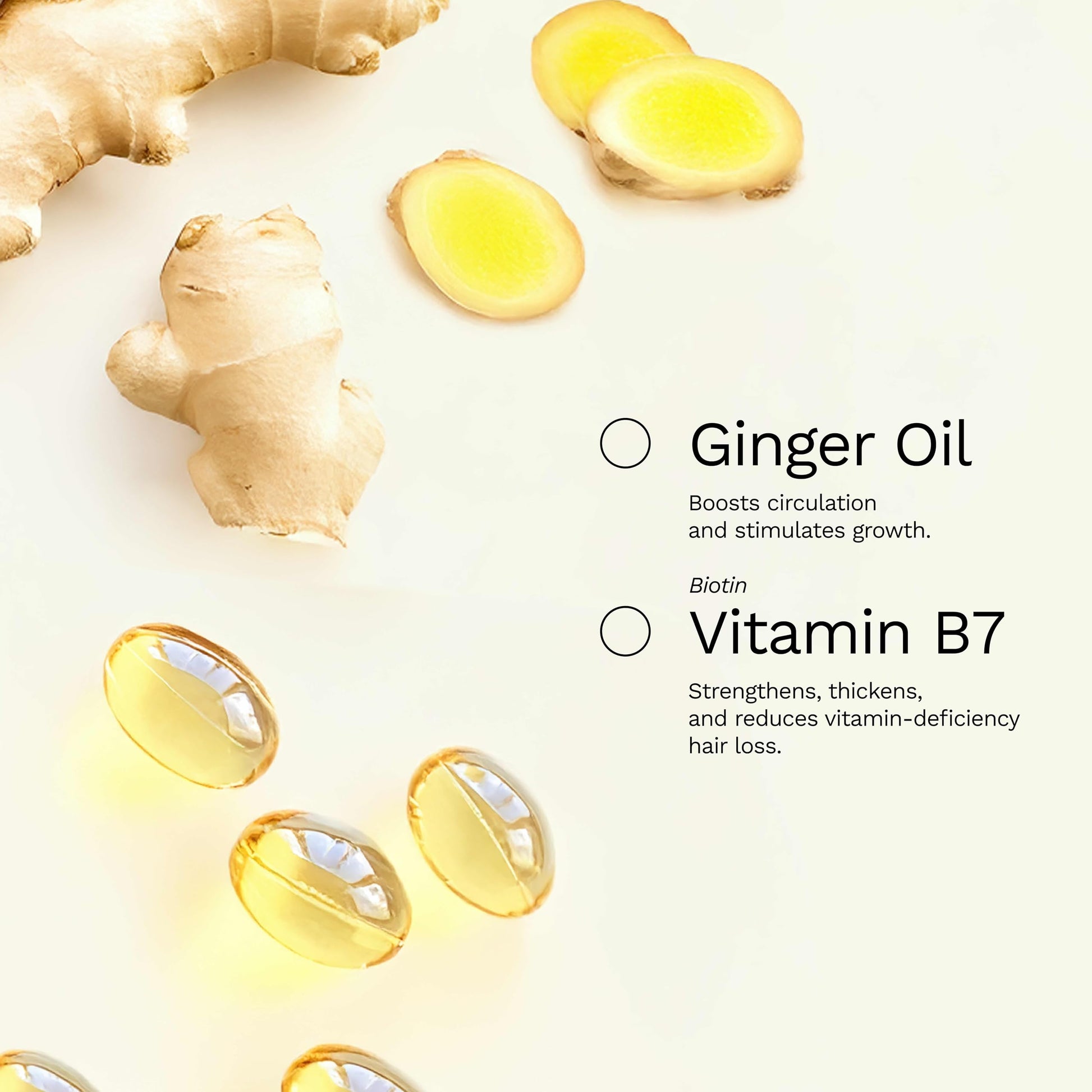 Ginger Milk - Gotas de Extracto de raíz de jengibre | Gotas estimulantes del crecimiento y control de la pérdida de cabello | Serum Vegan Energizante Elixir para el cabello | Be Powerful (4 fl oz)
