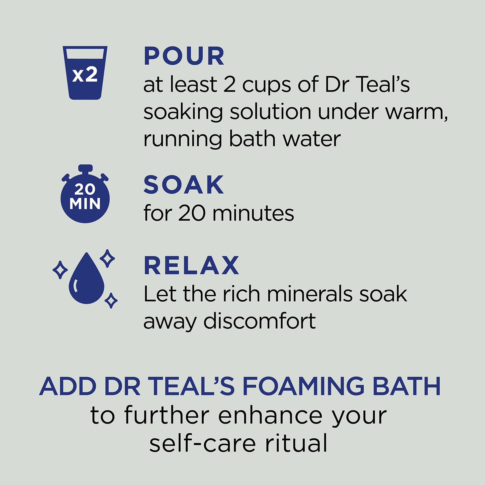 Dr Teal's - sales de Epsom Magnesium Soak, aceite de semilla de cáñamo de cannabis sativa, 3 libras (paquete de 4)