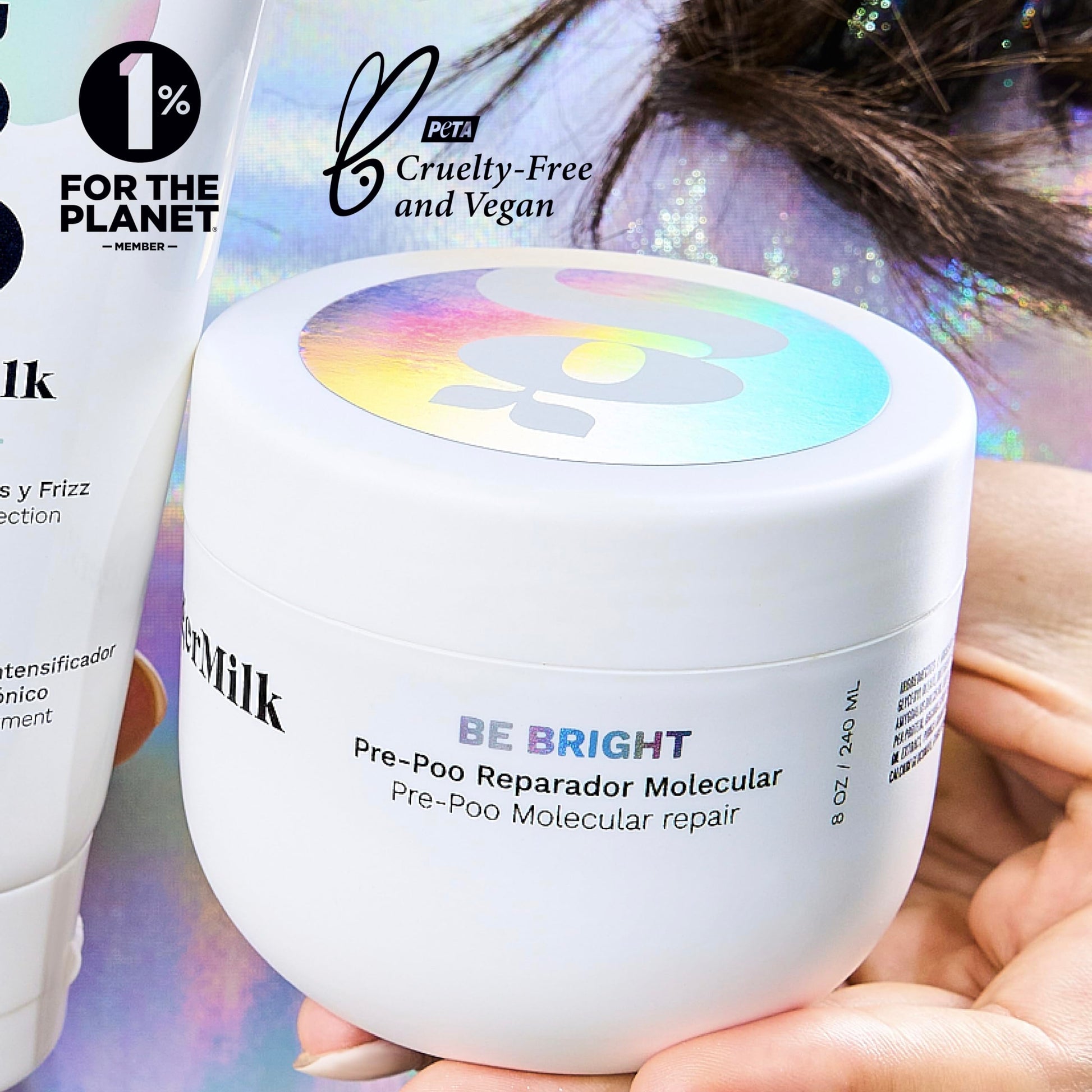 Ginger Milk - Tratamiento Pre-Shampoo para cabello seco, dañado y teñido | Reduce la rotura y el encrespamiento | Desenredante y acondicionador pre caca fortalece todo tipo de cabello y texturas