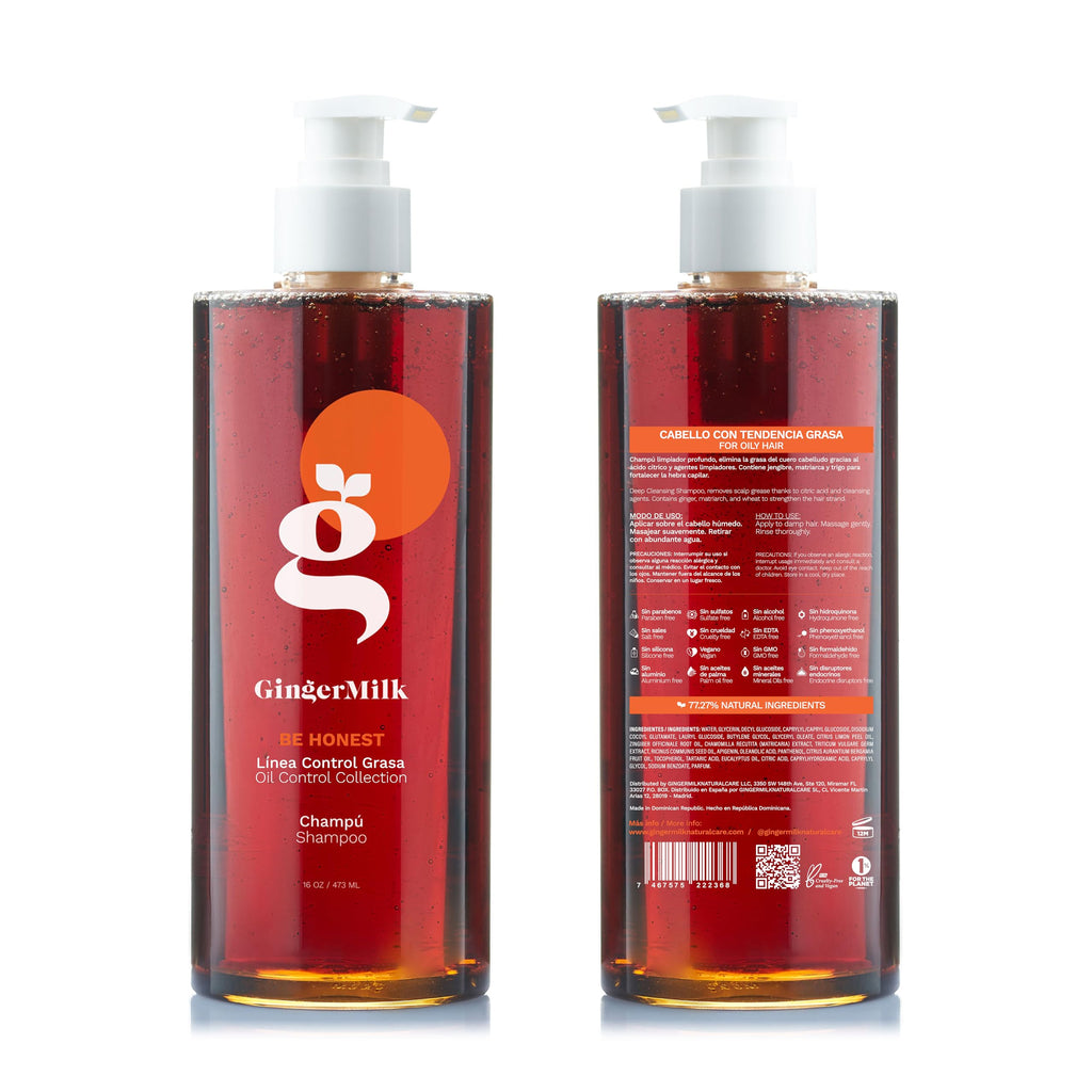 Ginger Milk - Kit de rutina de cuidado del cabello para mujeres | Sistema de reparación y nutrición del cabello a base de jengibre de 6 pasos | Crecimiento, brillo, control del encrespamiento y nutrición profunda |