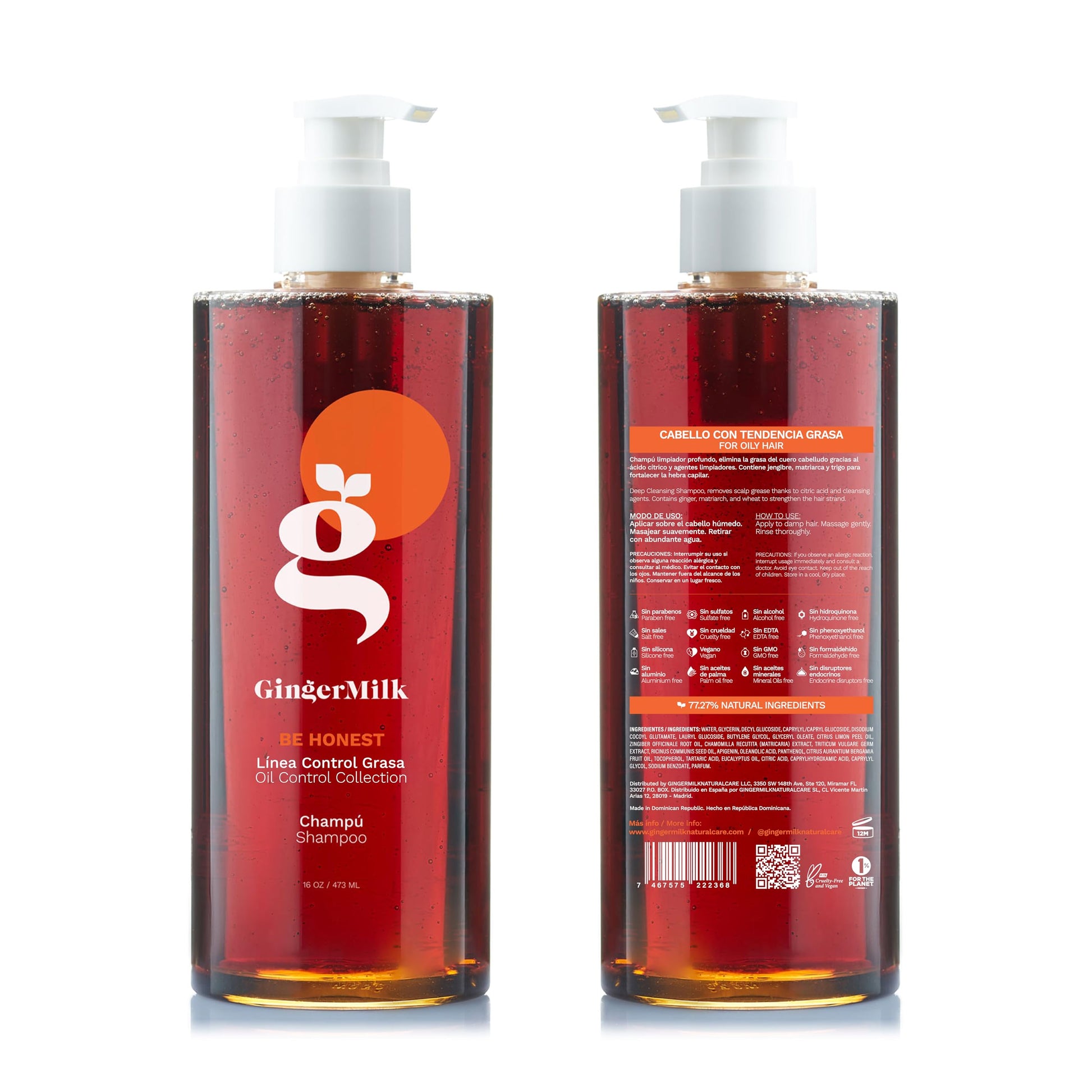 Ginger Milk - Kit de rutina de cuidado del cabello para mujeres | Sistema de reparación y nutrición del cabello a base de jengibre de 6 pasos | Crecimiento, brillo, control del encrespamiento y nutrición profunda |