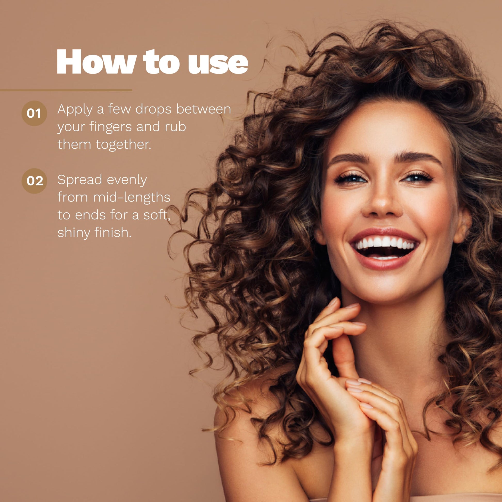 Aceite de acabado para cabello rizado, ondulado y enrollado | Fórmula natural a base de aceite para sellar y retener la humedad | Fortalece, suaviza y añade brillo | Sé tú mismo | 4 onzas