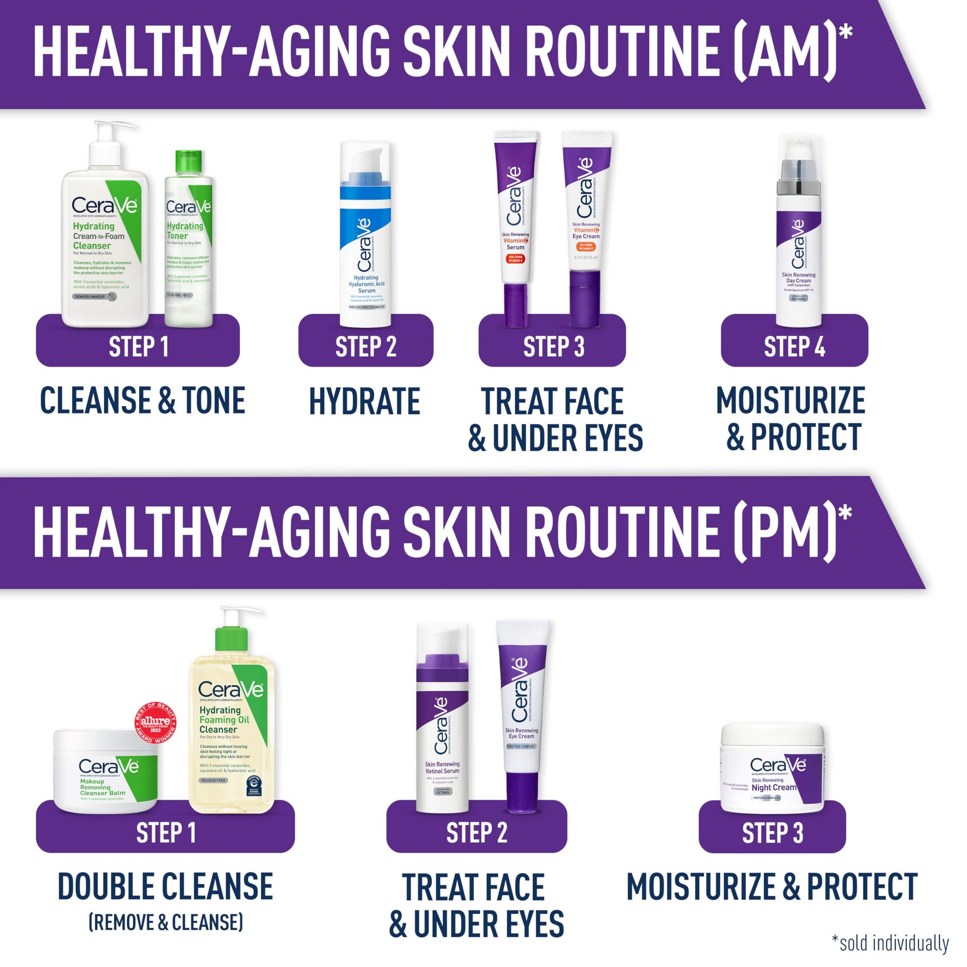 CeraVe - Crema facial antiedad con factor de protección solar 30, crema antiarrugas con retinol, ácido hialurónico y ceramidas, 50 ml