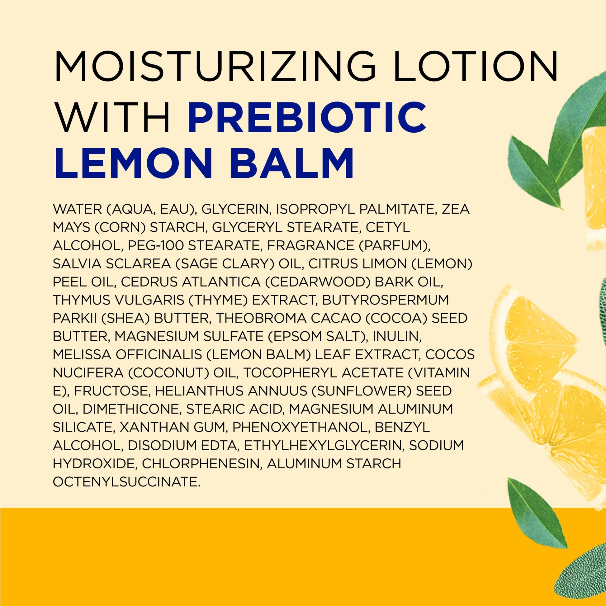 Dr Teal's - Loción corporal, bálsamo de limón prebiótico de limón y aceites esenciales, 18 onzas (paquete de 3)