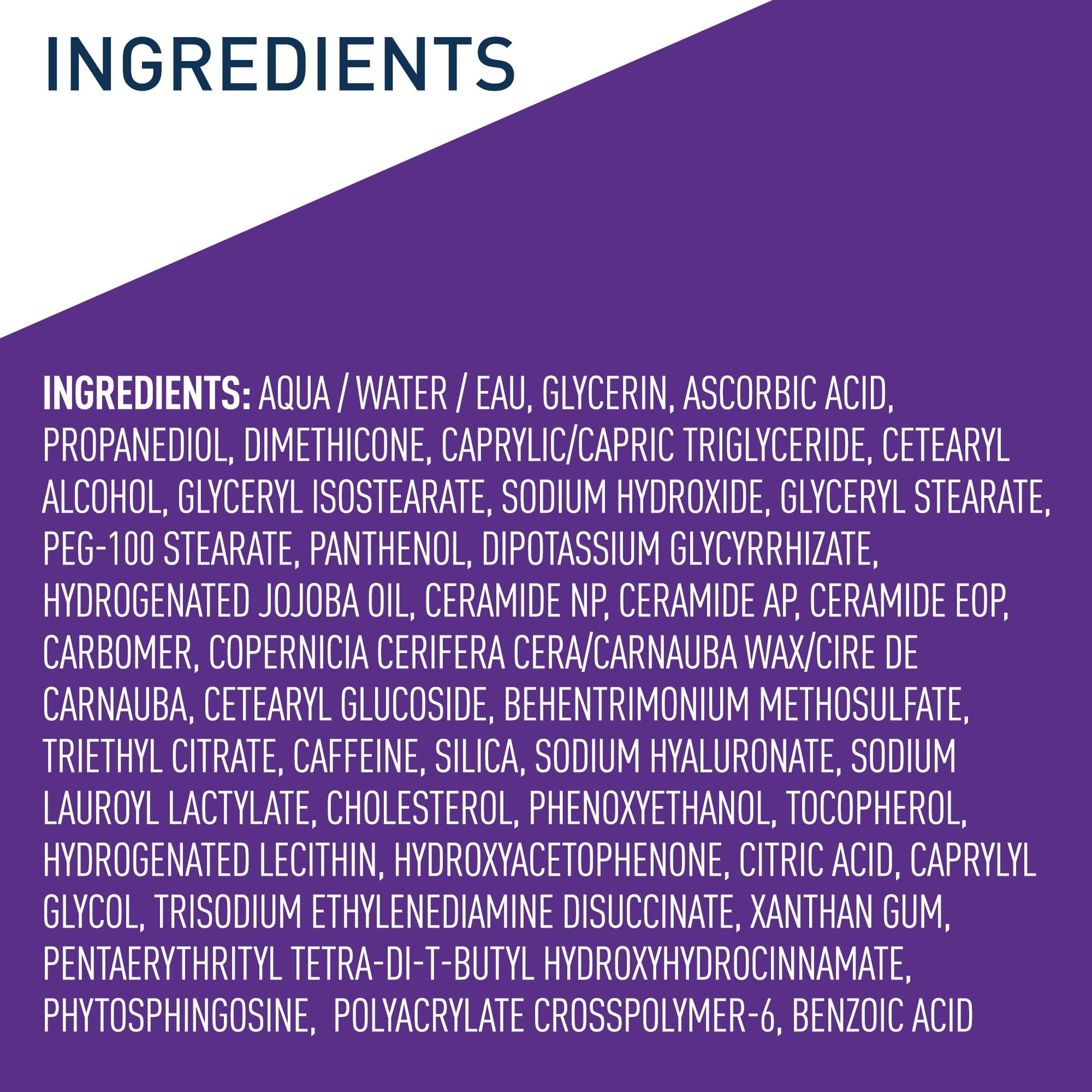 CeraVe -  Crema para ojos con vitamina C renovadora para la piel, vitamina C, ácido hialurónico, ceramidas y cafeína, crema debajo de los ojos para ojeras e hinchazón, sin fragancia y probada porbada por oftalmólogos, 0.5 Fl. Oz