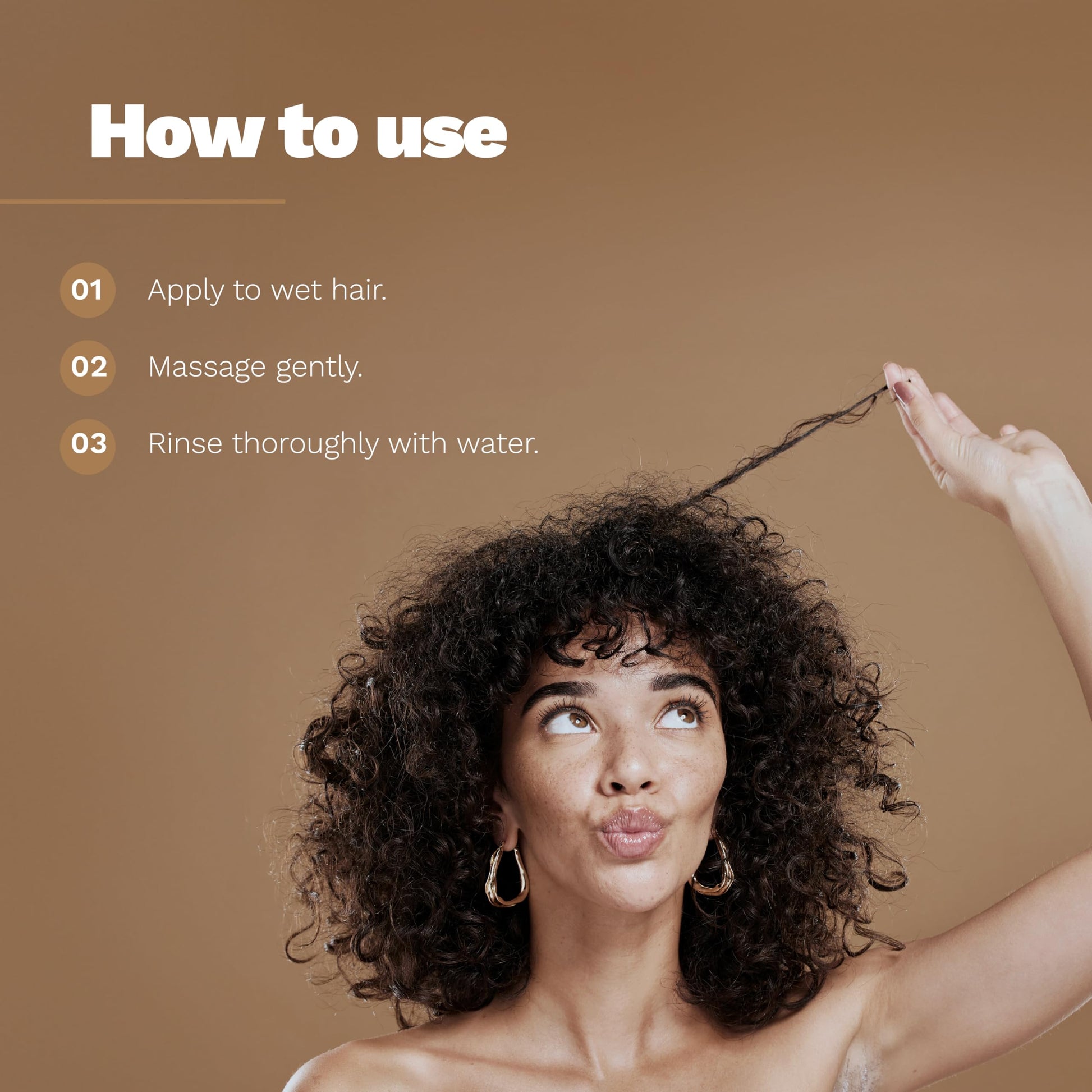 Ginger Milk - Shampoo hidratante para cabello rizado, ondulado y enroscado, fórmula nutritiva para rizos definidos, control del encrespamiento y brillo, sin sulfato, sé tú mismo, 16 onzas