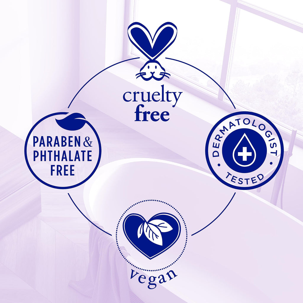 Dr Teal's - Loción corporal + 24 Horas de hidratacion, aceite esencial de lavanda, 18 onzas líquidas (paquete de 3)