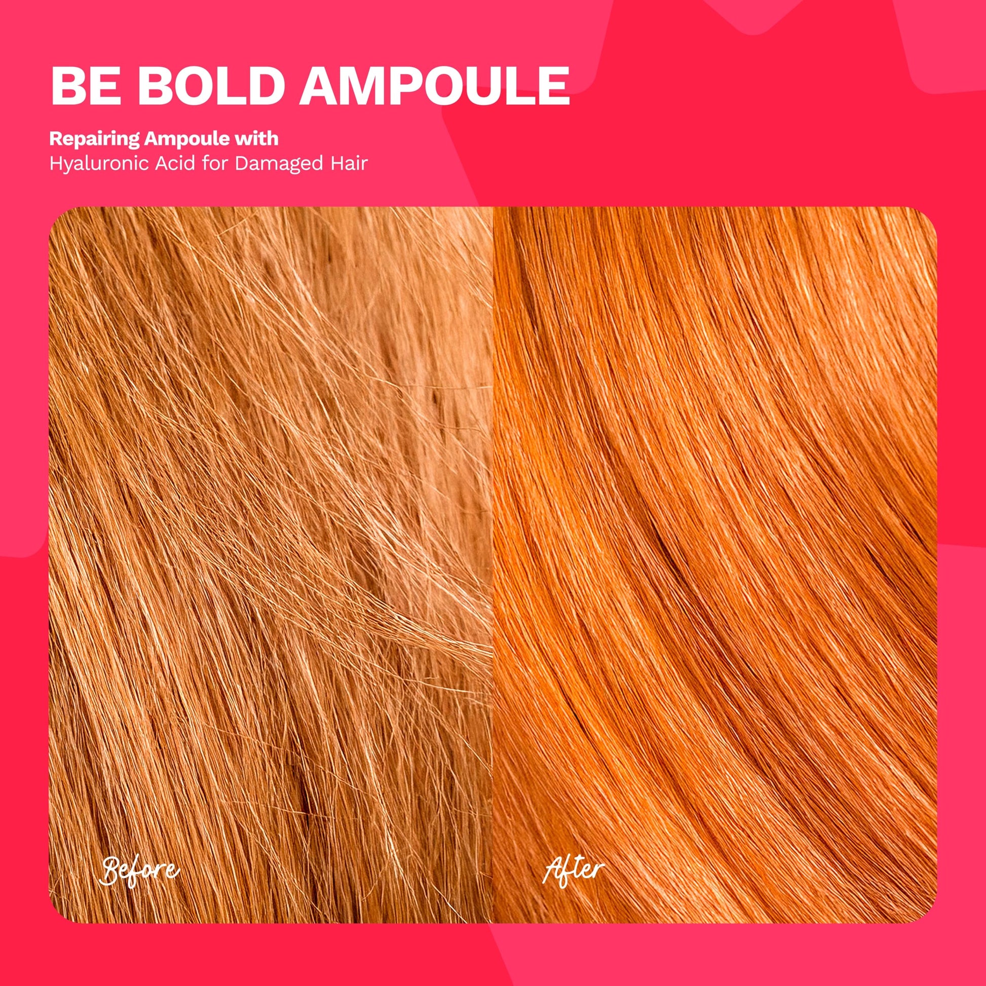 Ginger Milk - Ampolla de reparación del cabello con leche de jengibre con ácido hialurónico para tratamiento capilar dañado (paquete de 3 x 0.5 fl oz)