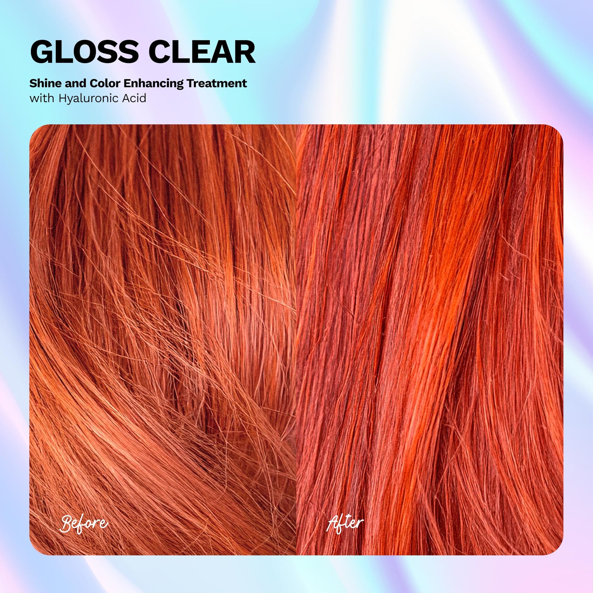 Ginger Milk - Brillo de cabello con tratamiento para mejorar el color y brillo claro con ácido hialurónico, color semipermanente para cabello opaco y seco sin sulfato, BE BRIGHT 5 fl oz, 5.1 fl oz
