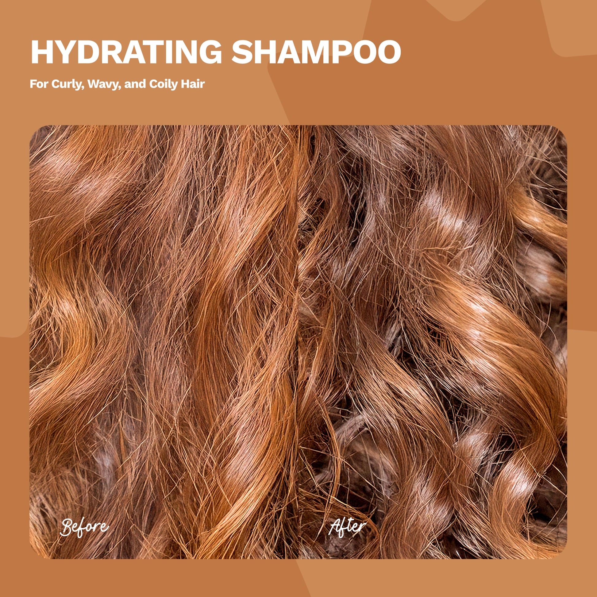 Ginger Milk - Shampoo hidratante para cabello rizado, ondulado y enroscado, fórmula nutritiva para rizos definidos, control del encrespamiento y brillo, sin sulfato, sé tú mismo, 16 onzas