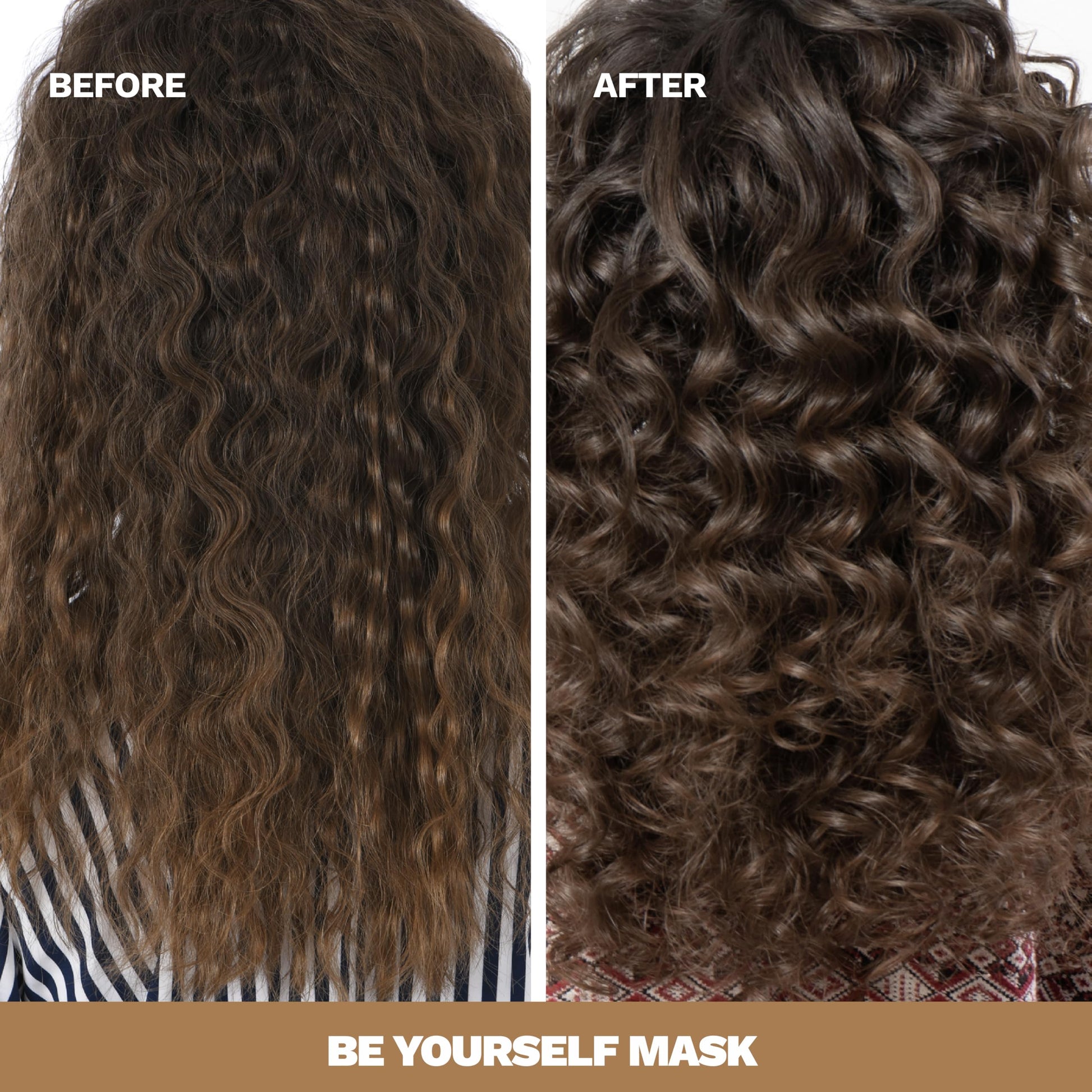 Ginger Milk - Mascarilla hidratante de jengibre para cabello rizado, ondulado y enroscado, fórmula nutritiva para rizos definidos, control del encrespamiento y brillo, sin sulfato, Be Yourself 17 onzas