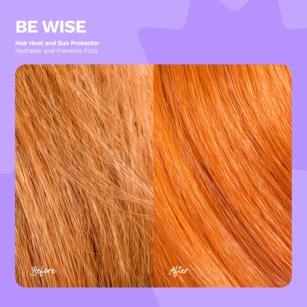GINGER MILK - Protector térmico y solar para todo tipo de cabello de mujeres y hombres, hidrata y previene el encrespamiento - 6 oz | Be Wise